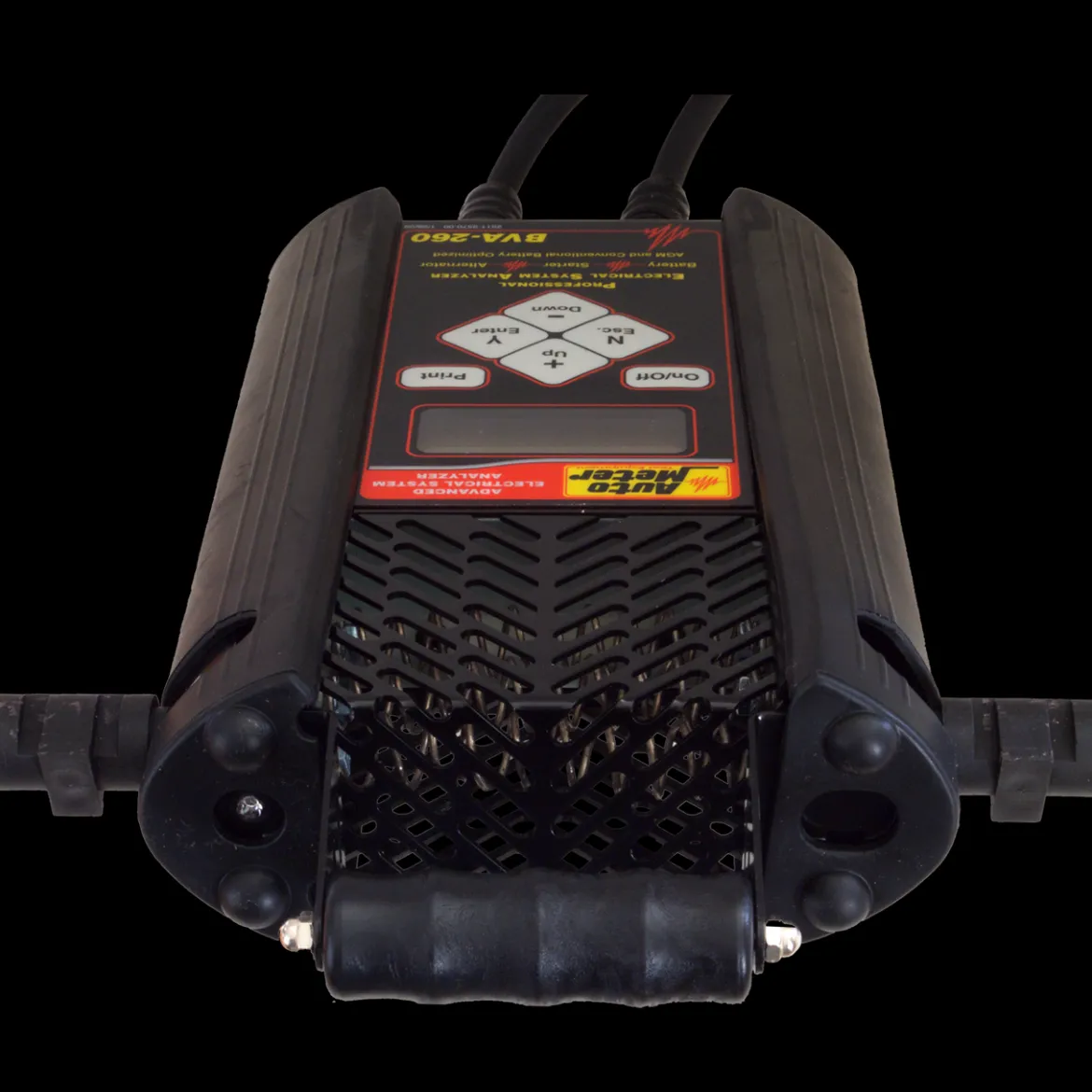 AutoMeter Professional Grade Hand Held Electrical System Analyzer 6V & 12V (BVA-260BR)