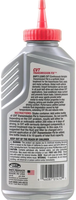 Bar's Leaks 11oz CVT Transmission Fix (1414)