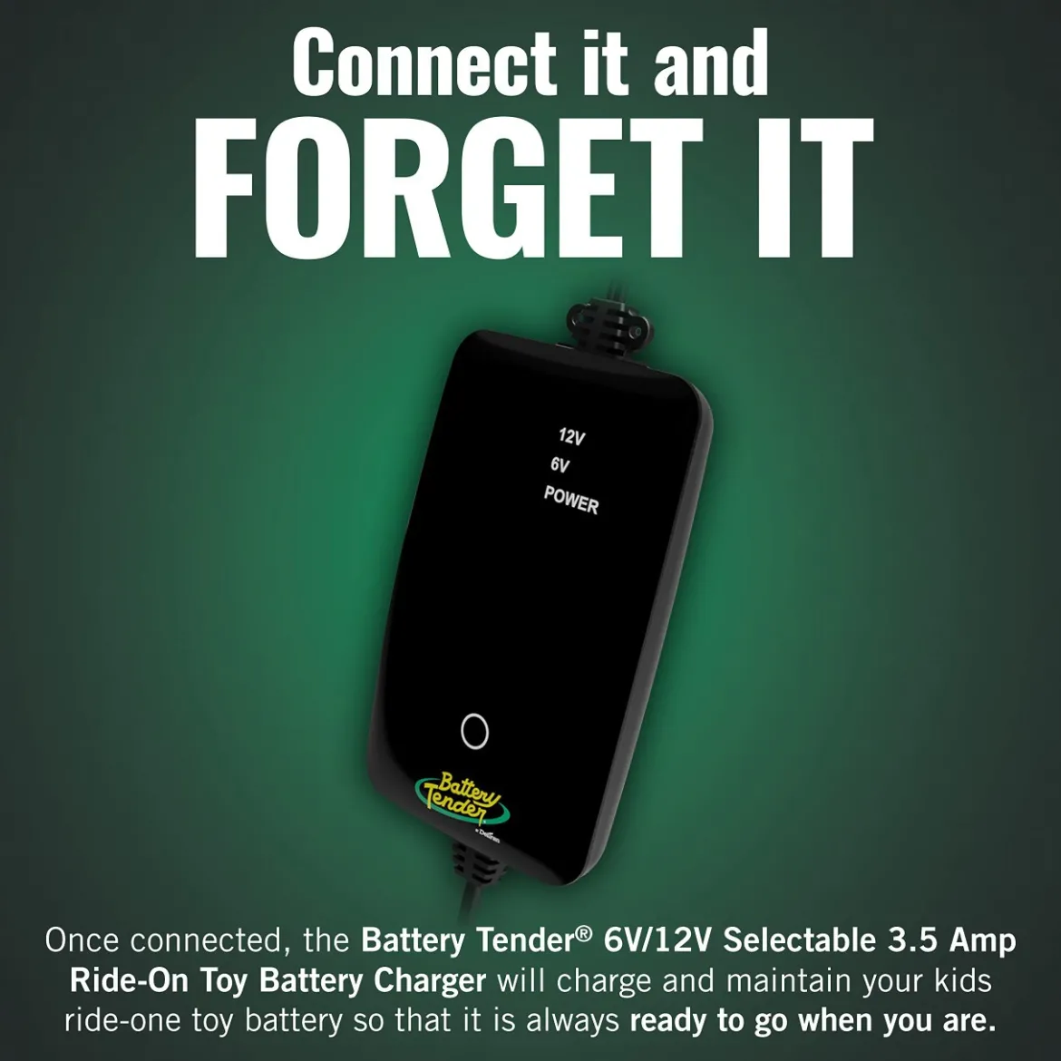 Battery Tender 3.5A Ride-On Toy Charger (022-0336-ROT)