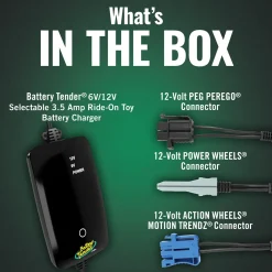 Battery Tender 3.5A Ride-On Toy Charger (022-0336-ROT)