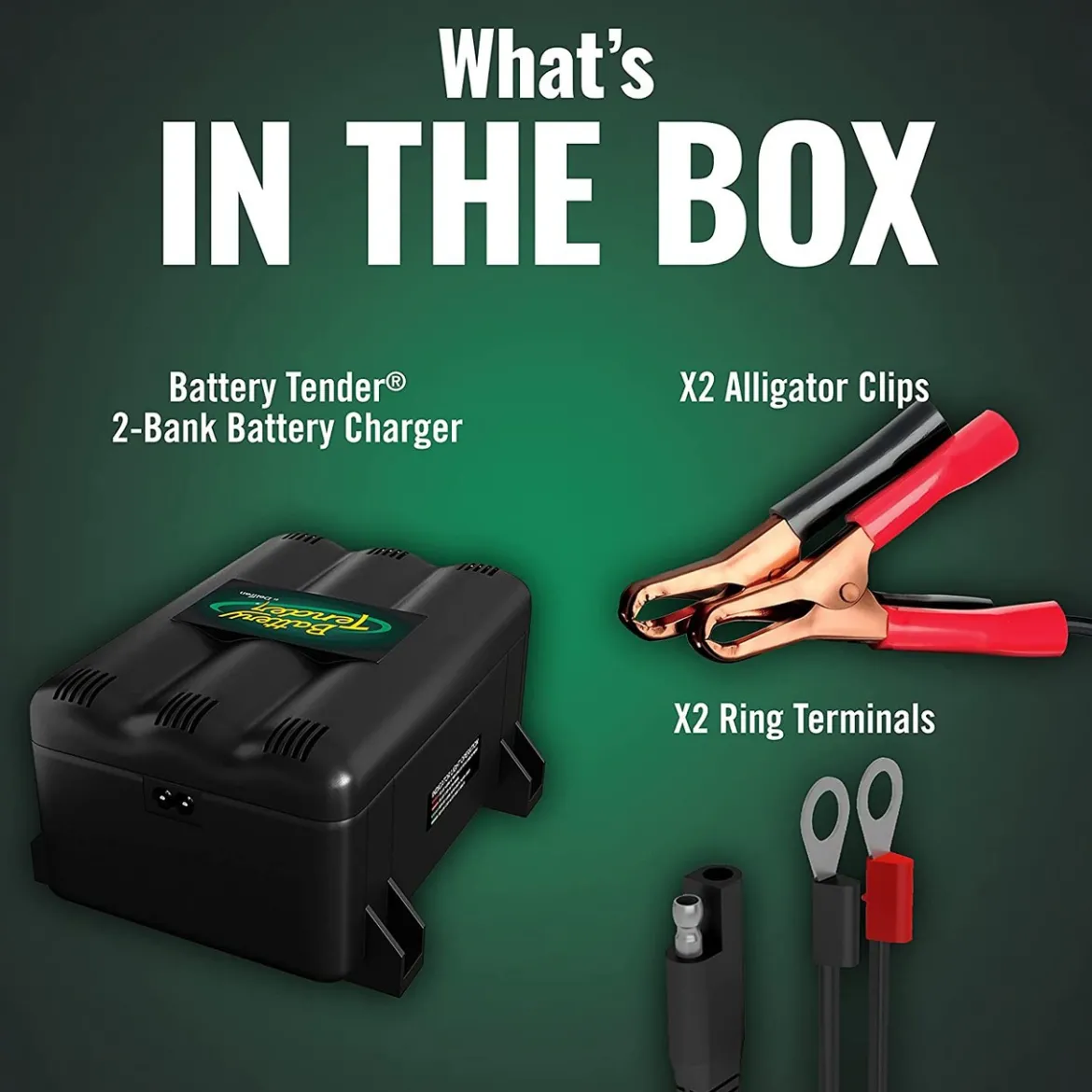 Battery Tender Charger and Maintainer (022-0165-DL-WH)