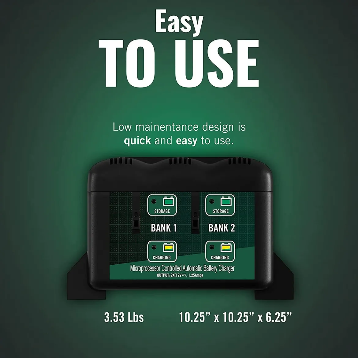 Battery Tender Charger and Maintainer (022-0165-DL-WH)