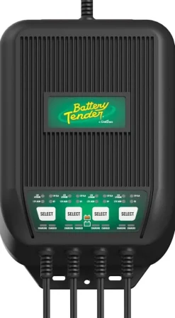Battery Tender WaveCharge 12A 4-Bank Charger, 3A per bank, 6V/12V (022-1004-DL-WH)