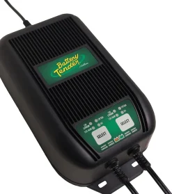 Battery Tender WaveCharge 6A 2-Bank Charger, 3A per bank, 6V/12V (022-1002-DL-WH)