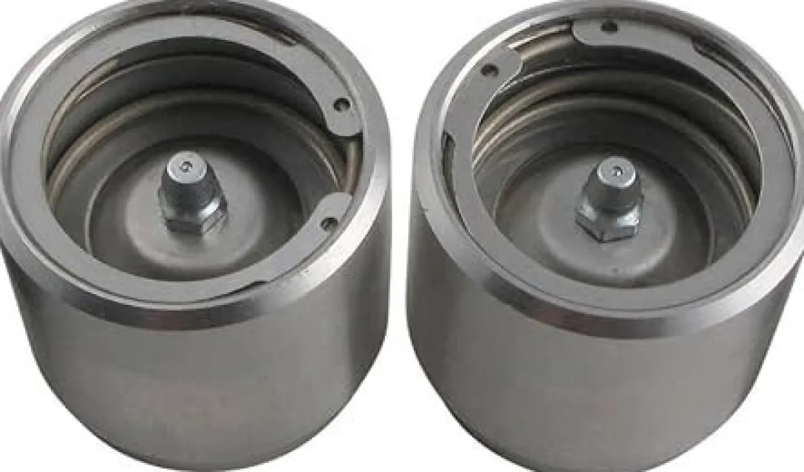 Bearing Buddy 1.781" Diameter Chrome Bearing Protectors With Bras - Pair (41201)