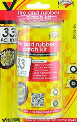 Bell Automotive 33 Piece Tire and Rubber Patch Kit (22-5-00406-8A)