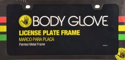 Bell Automotive Black/Multi Rasta License Plate Frame (22-1-70334-8)