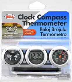 Bell Automotive Combo Clock/Compass/Thermometer (22-1-29015-8)