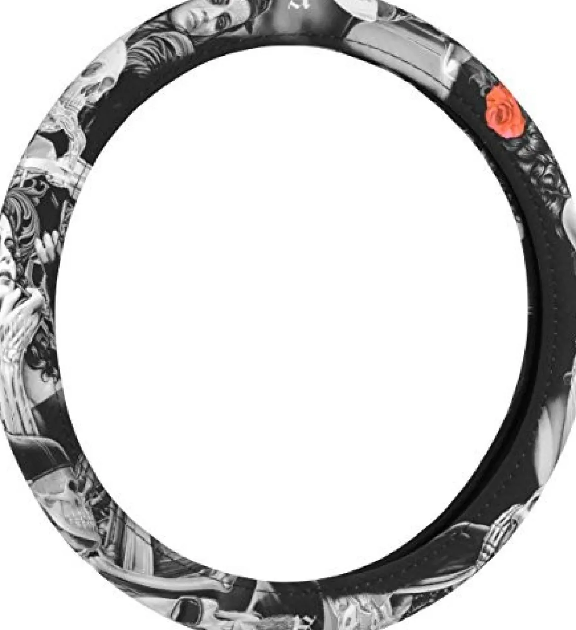 Bell Automotive David Gonzales Rose Steering Cover (22-1-97478-9)