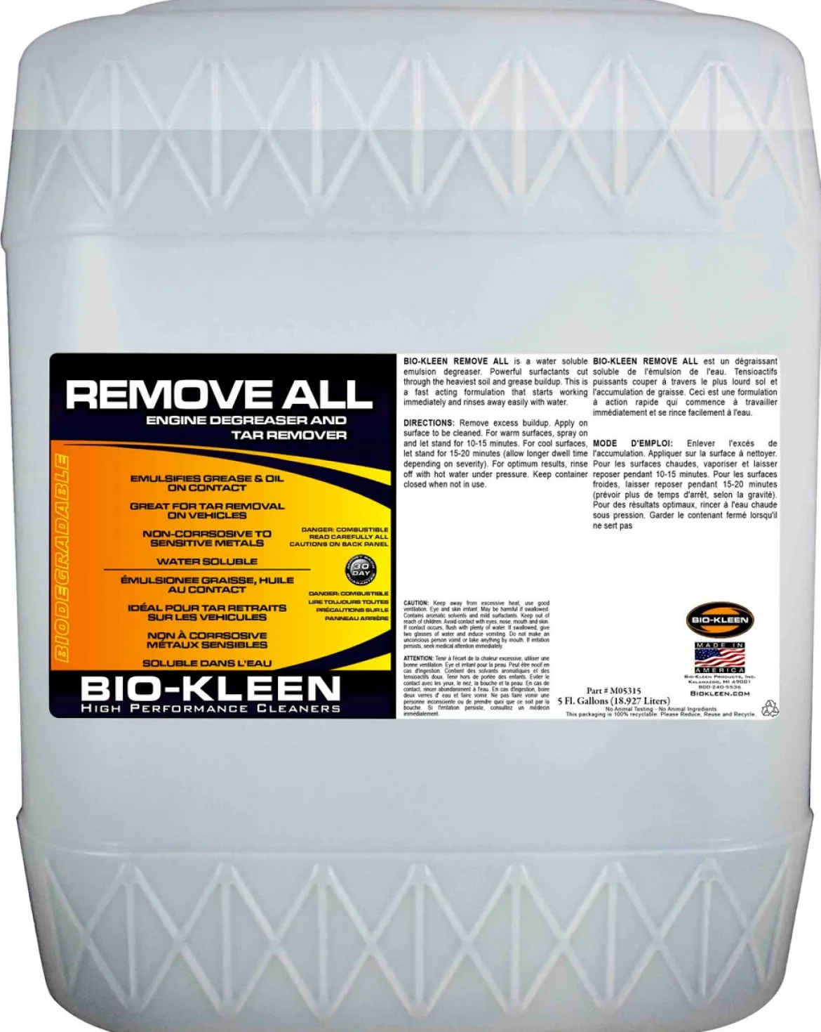 Bio-Kleen Remove All 5 gal (BKNM05315)