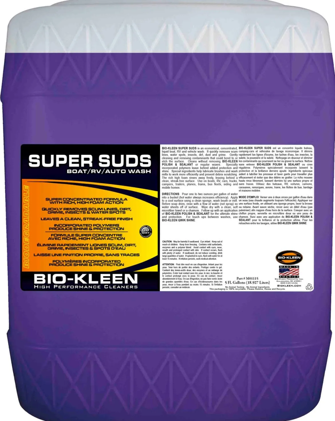 Bio-Kleen Super Suds Wash 5 gal (BKNM01115)