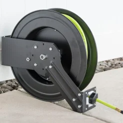 Black Bull AHAR50 50 Foot Retractable Air Hose Reel with Auto Rewind
