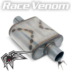 Black Widow Exhaust Race Venom Series 3" Muffler (BW0010)