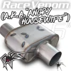 Black Widow Exhaust Race Venom Series 3"/2.5" Muffler (BWAHW)
