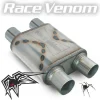 Black Widow Exhaust Race Venom Series 2.5"/3" Muffler (BWDDR)