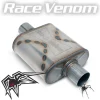 Black Widow Exhaust Race Venom Series 2.5" Muffler (BW009)