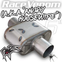 Black Widow Exhaust Race Venom Series 3.5" Muffler (BWAHW35)
