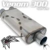 Black Widow Exhaust Venom 300-Series 3" Mufflers (BWSDV3)