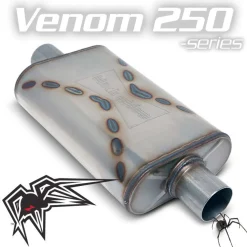 Black Widow Exhaust Venom 250-Series 2.5" Muffler (BW001)