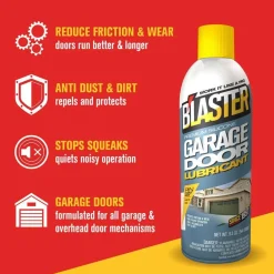 Blaster 16-GDL Premium Silicone Garage Door Lubricant Spray - 9.3-Ounces