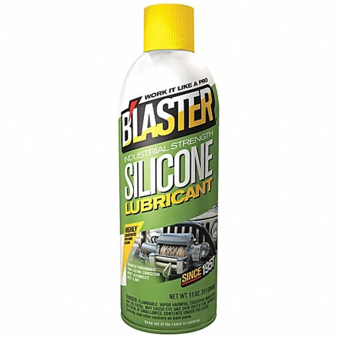 Blaster 16-SL Lubricant: 0 to 120F, No Additives, 11 oz, Aerosol Can Colorless