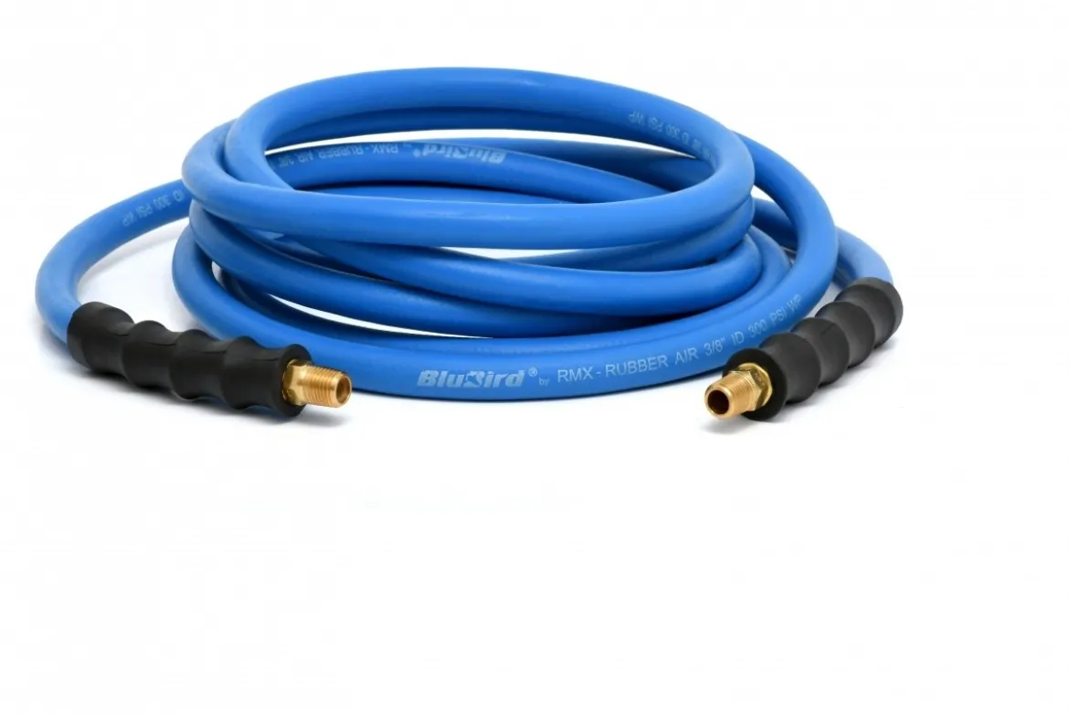 BluBird Rubber Air Hose Assembly 3/8" - Various Lengths (BB38)