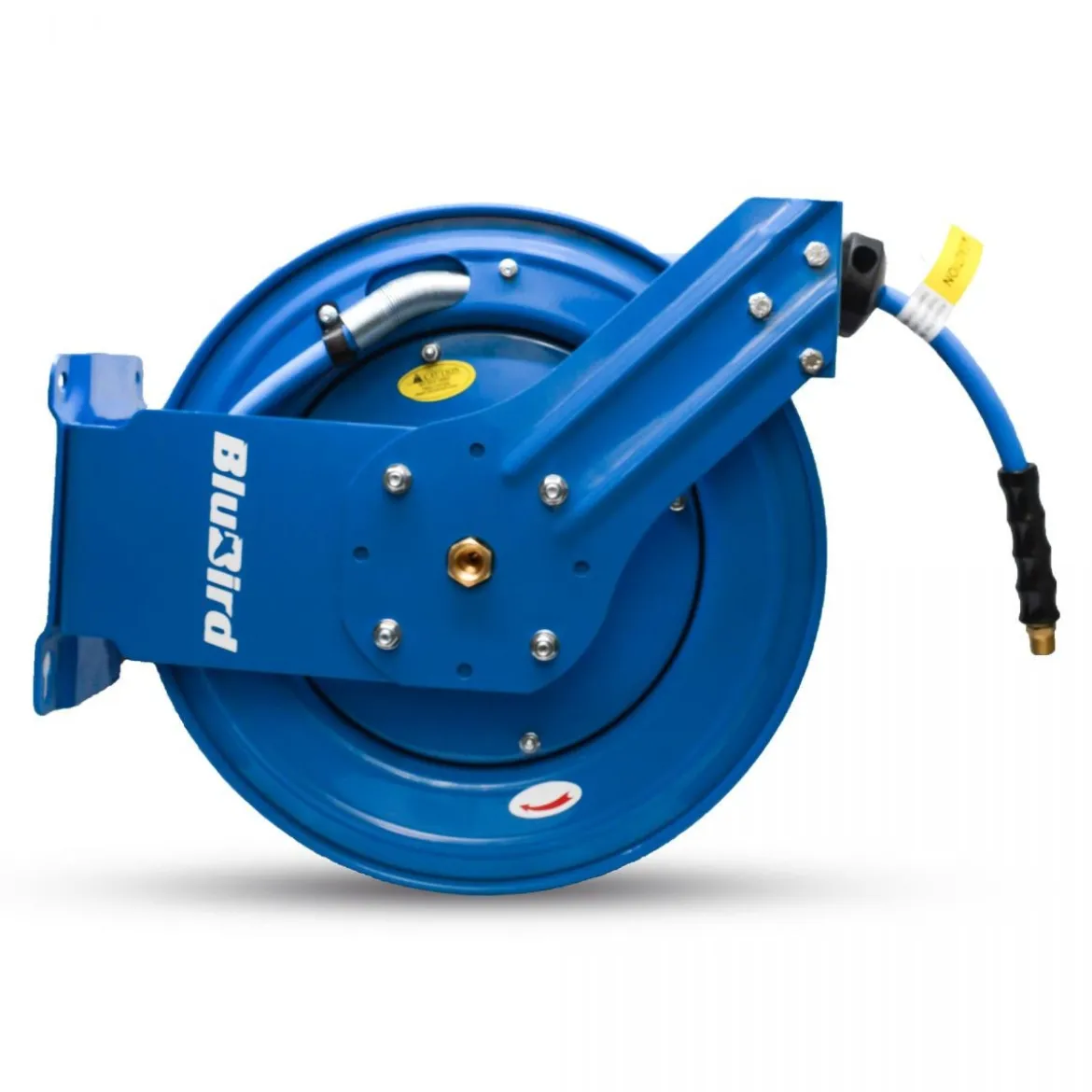 BluBird Rubber Air Hose Reel Assembly 1/2" x 50', 75', 100' (BBRDA12)