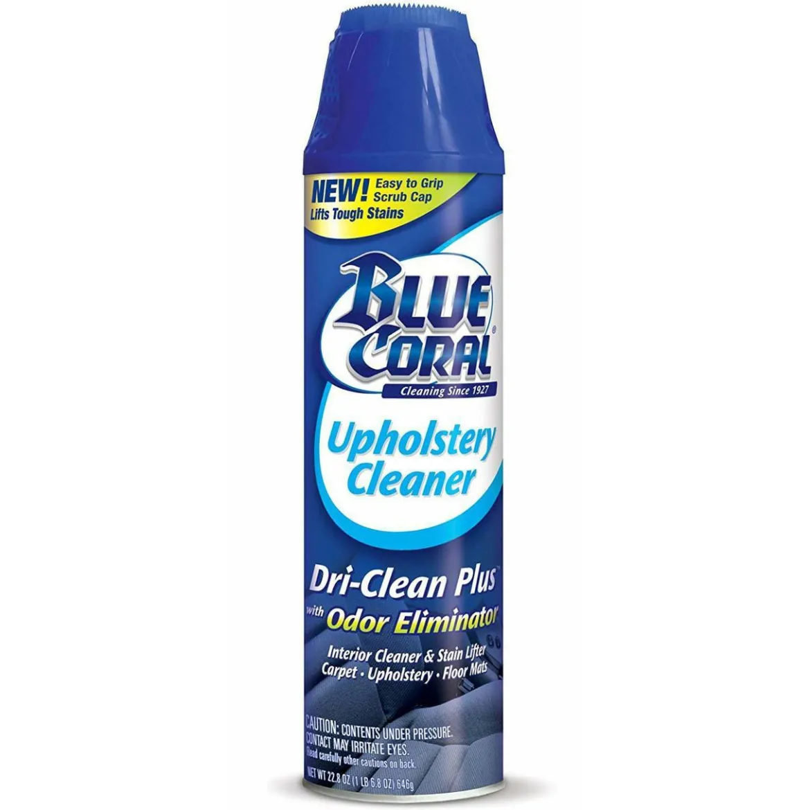 Blue Coral DC22 Upholstery Cleaner Dri-Clean Plus with Odor Eliminator, 22.8 oz.