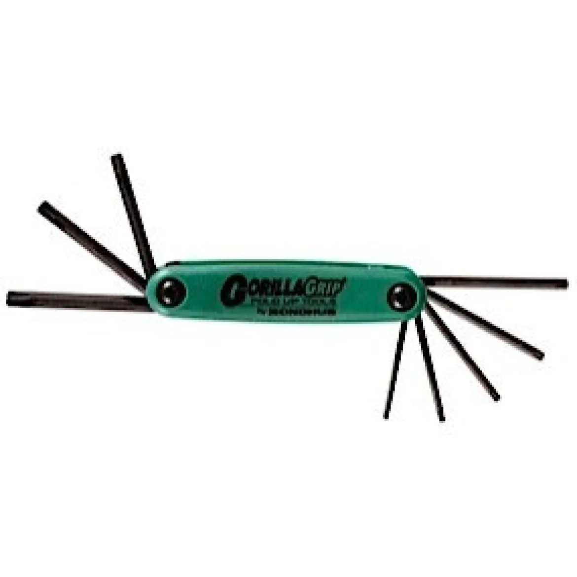 Bondhus Set 7 Tamper Resistant Tip GorillaGrip Fold-Up Tools TR7-TR25 (12636)