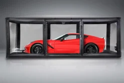 CarCapsule 18' CF1 Series Showcase Carbon Fiber w/Road Emblazoned Floor includes Intellicharger/Led Kit (CCSH18CF1)