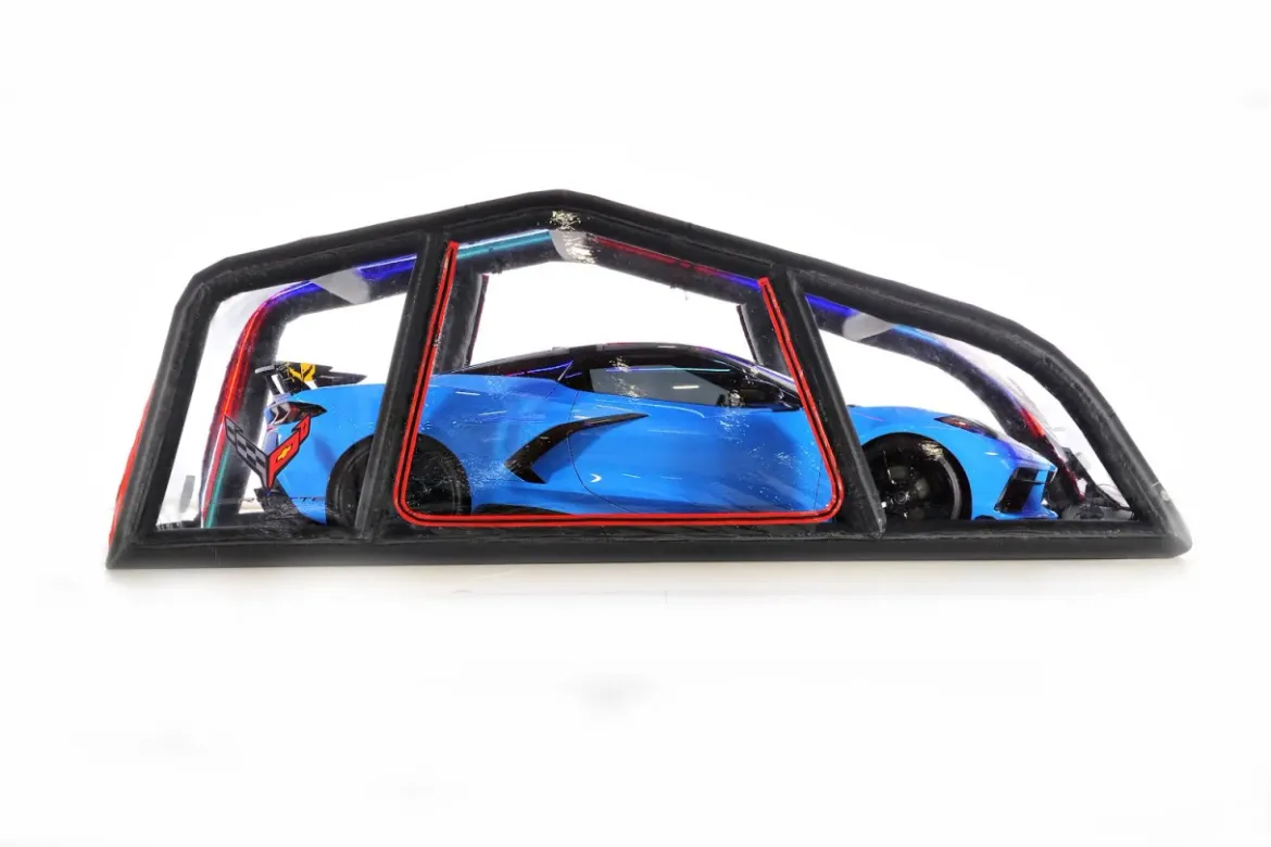 CarCapsule 18' SC1 Corvette Licensed Showcase Super Car Edition w/Road Emblazoned Floor includes Intellicharger/Led Kit C1-C8 (CCSH18SC1C)