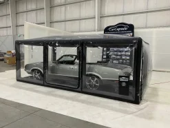 CarCapsule 18' Showcase Black Drive Thru Indoor (CCSH18DRIVETHRU)