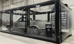 CarCapsule 18' Showcase Black Drive Thru Indoor (CCSH18DRIVETHRU)