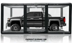 CarCapsule 20' ShowCase Black Tall Indoor (CCSH20T)
