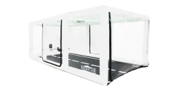 CarCapsule 18' Signature Series Showcase White w/Road Emblazoned Floor includes Intellicharger/Led Kit (CCSH18SIG)