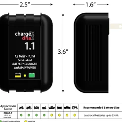 ChargeDNA 1.1 Battery Charger and Maintainer (030-0013-03)