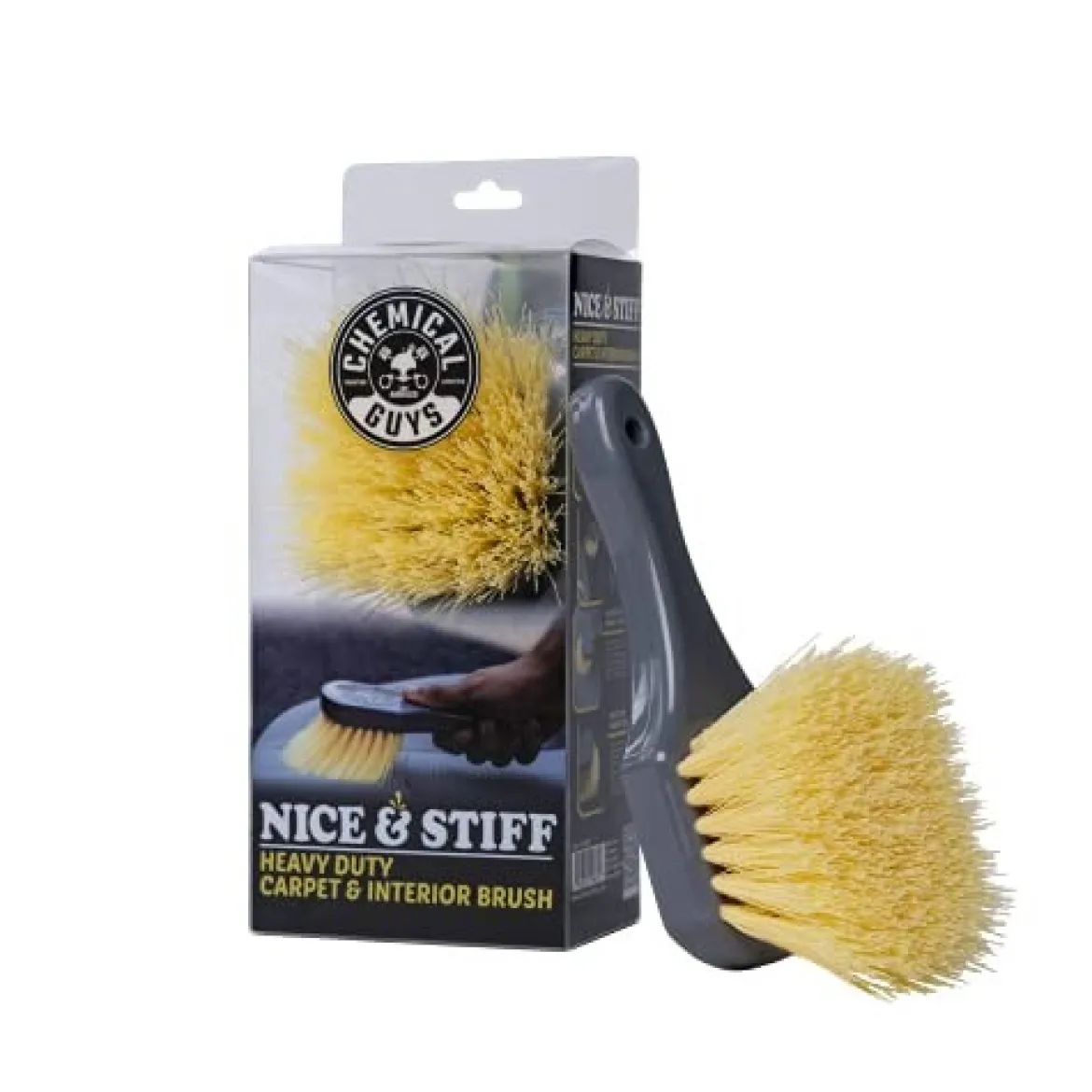 Chemical Guys Nice & Stiff Heavy Duty Carpet & Interior Brush (ACCG02)