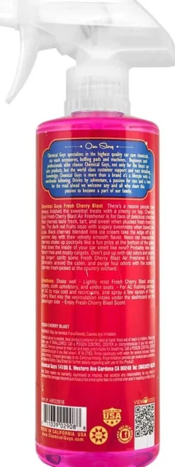 Chemical Guys 16oz Fresh Cherry Blast Air Freshener (AIR22816)