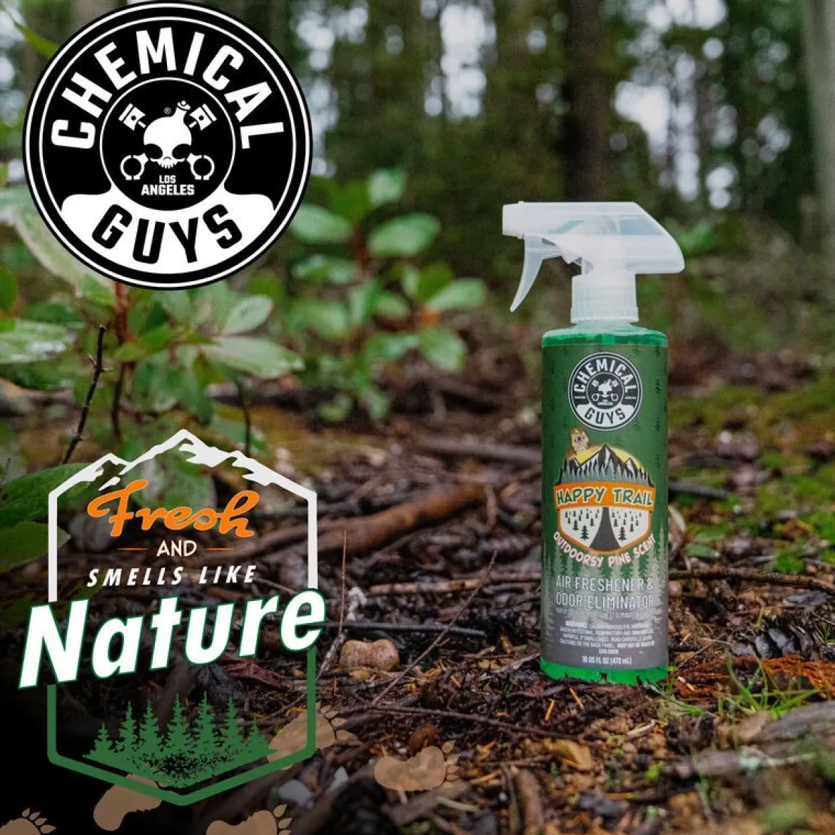 Chemical Guys 16oz Happy Trail Pine Scent Air Freshener (AIR25416)
