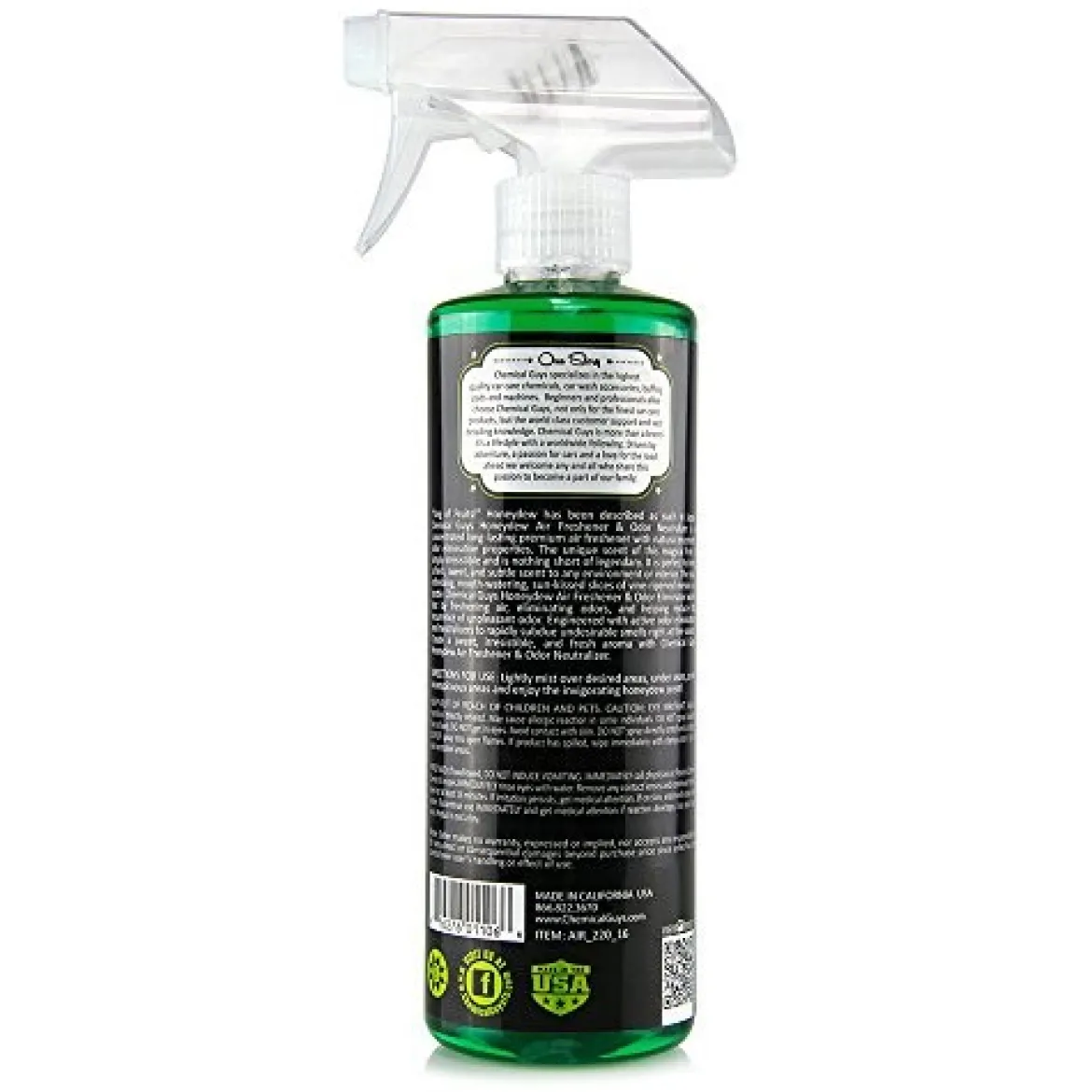 Chemical Guys 16oz Honeydew Premium Air Freshener (AIR_220_16)