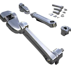 Ciro Adjustable Passenger Comfort Peg Mounts (Chrome)For Harley Davidson (60200)