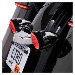 Ciro Fang Rear Led Signal Light Inserts (Black) (45421)