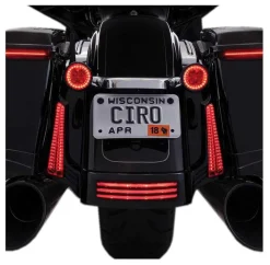 Ciro Fang Rear Led Signal Light Inserts (Black) (45421)