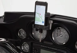 Ciro Smartphone/Gps Holder (Black Fairing Mount With Charger (50217)