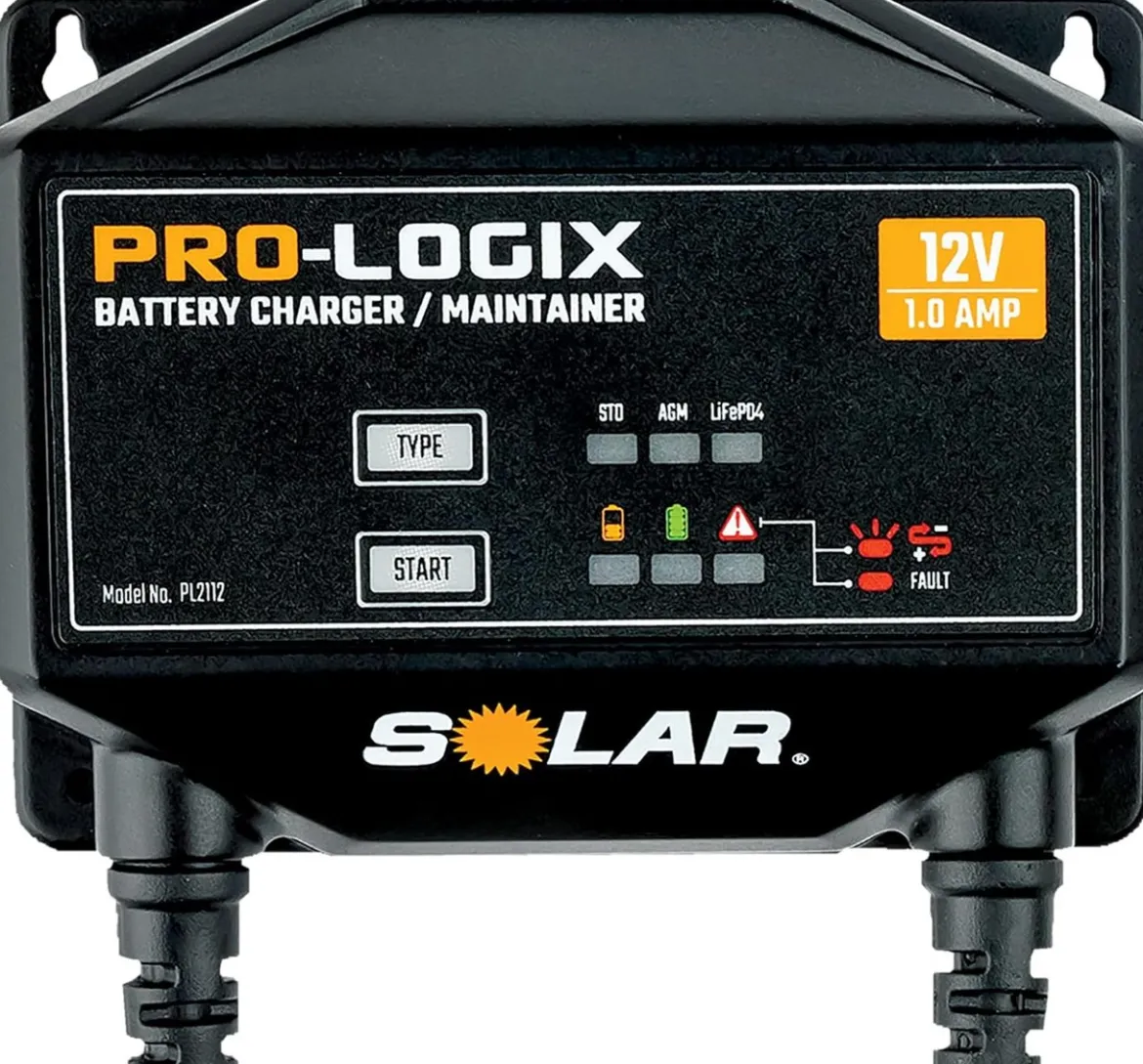Clore Automotive 1.0 Amp 12V Battery Charger / Maintainer (PL2112)