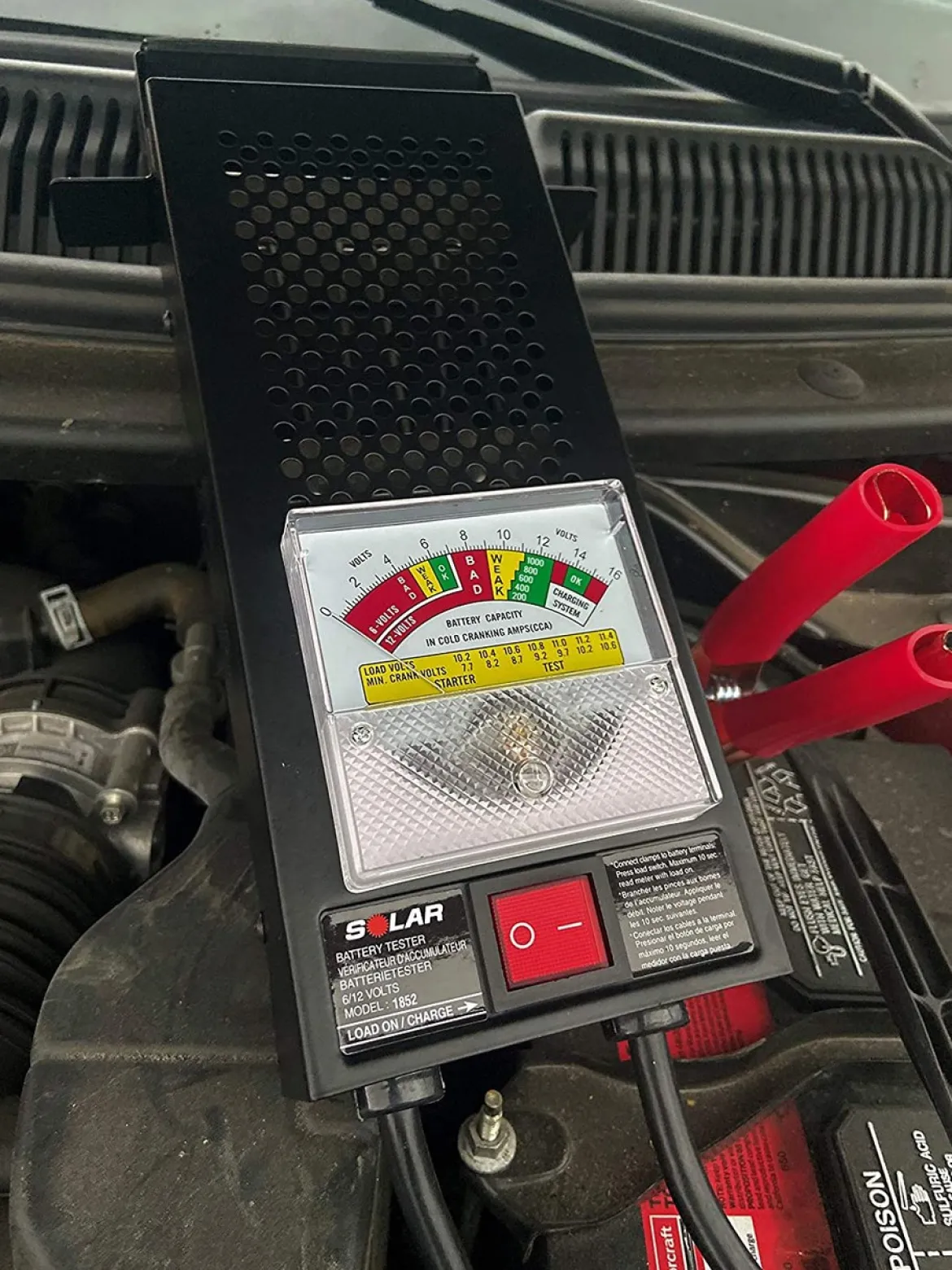 Clore Automotive 6/12 Volt 100 Amp Fixed Load Tester (1852)