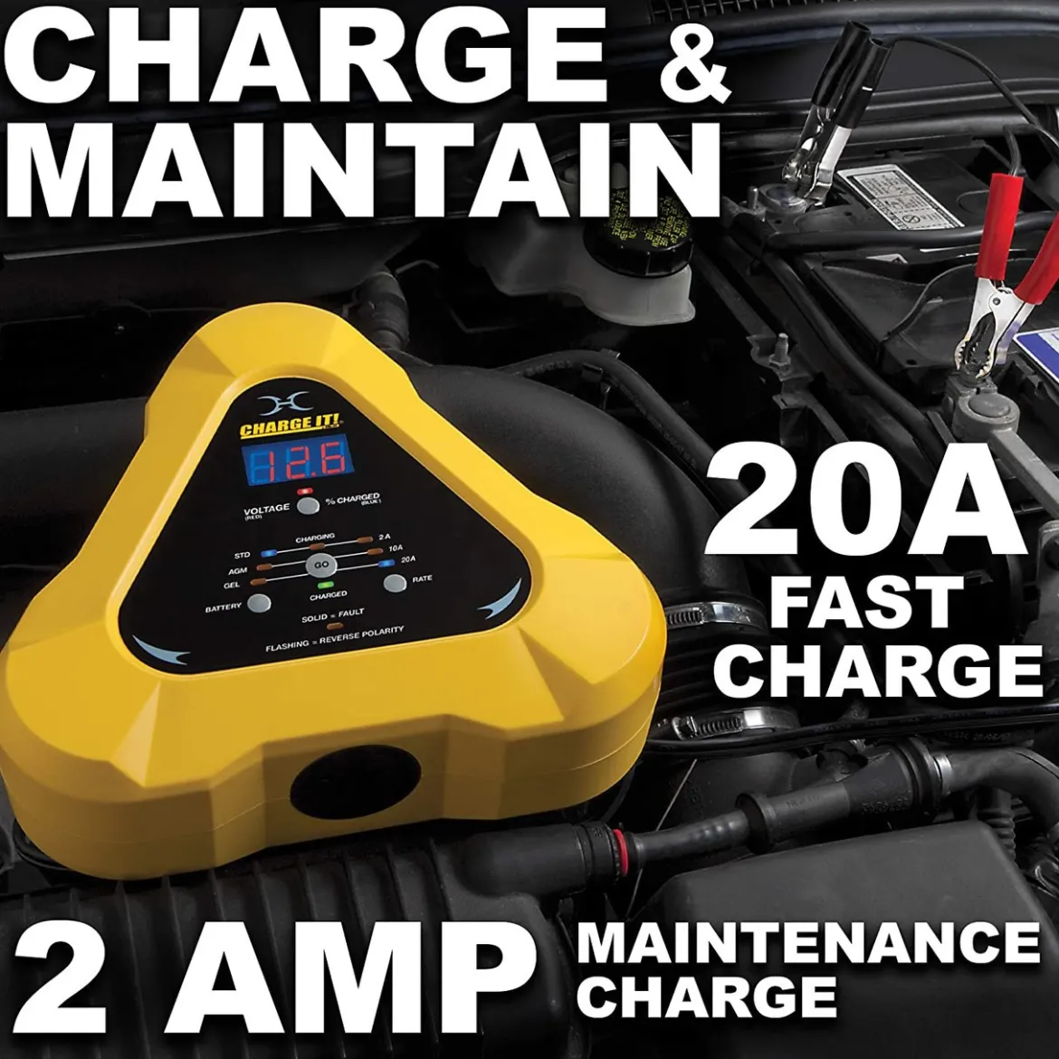 Clore Automotive 12 Volt 20/10/2 Amp Smart Charger (4520)