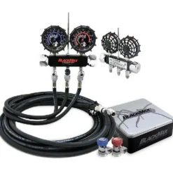 CPS Products BlackMax Manifold Gauge Set for R-134A with 8ft Hoses (MAID8QZ)