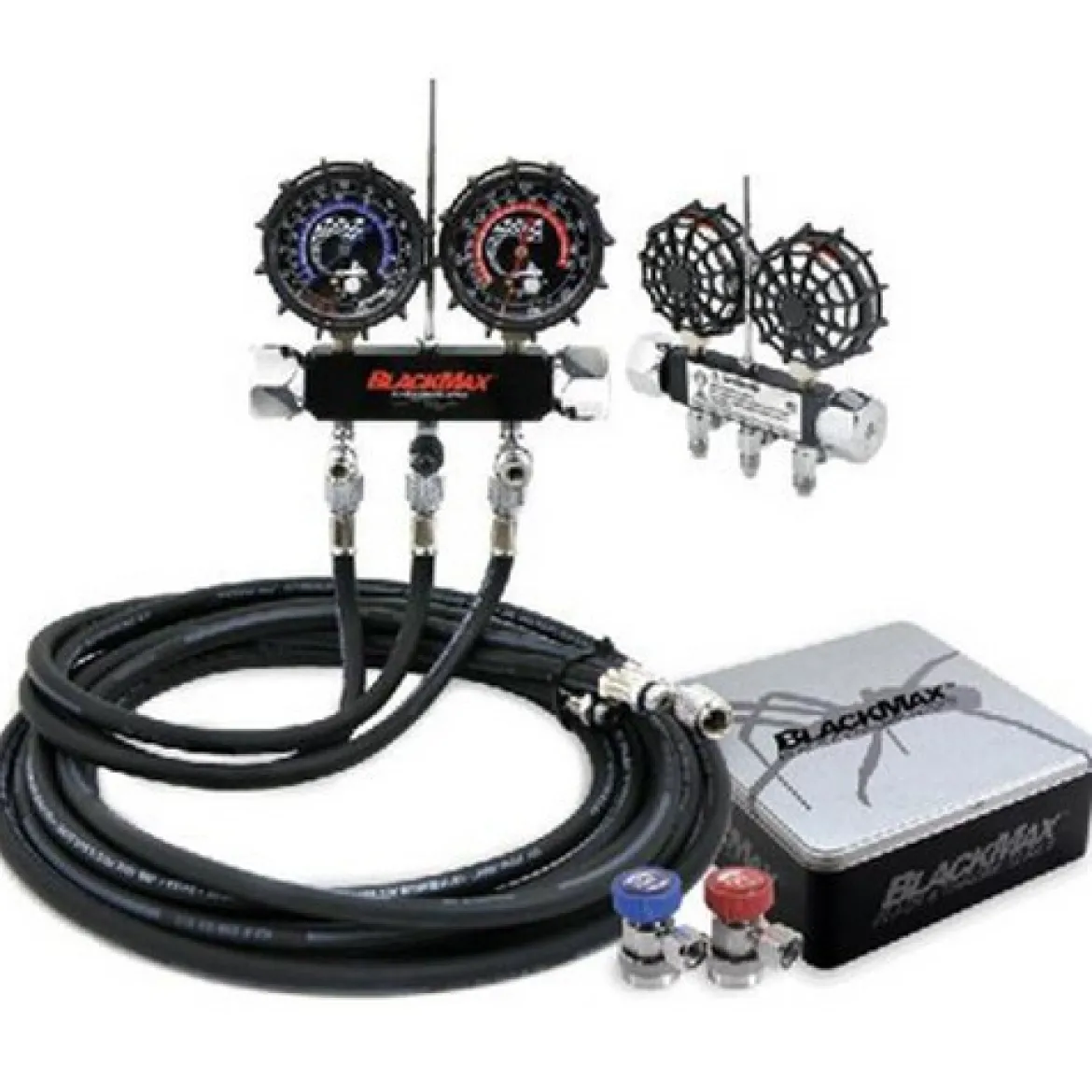 CPS Products BlackMax Manifold Gauge Set for R-134A with 8ft Hoses (MAID8QZ)