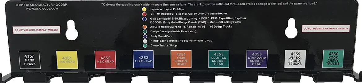 CTA Tools 4380 Spare Tire Tool Kit